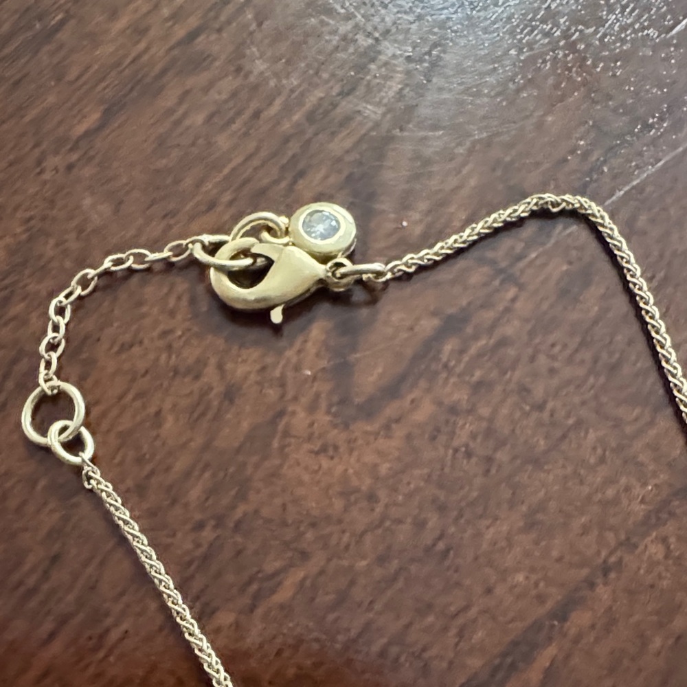 NWOT CAbi Gold and Crystal Coin Pendant Necklace 20 inch length - Picture 4 of 6